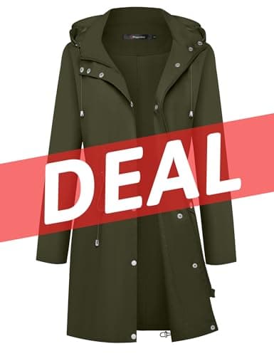 Women's Lightweight Waterproof Rain Jacket with Hood