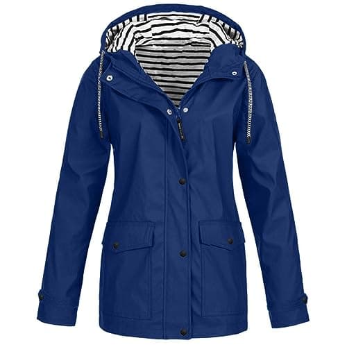 Women's Waterproof Rain Jacket with Hood