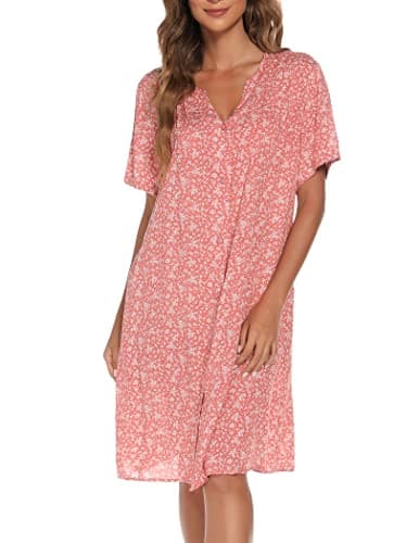 YOZLY Women's Cotton Duster Robe