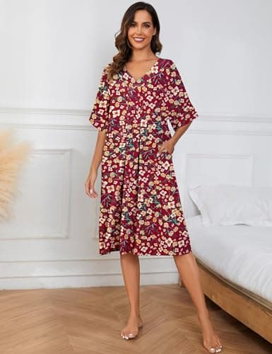 Bloggerlove House Dress with Pockets S-3XL