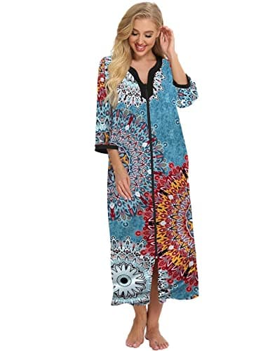 Womens Bloggerlove House Dresses Sleepwear