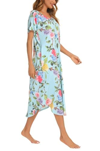 Yozly Soft V-Neck Sleepwear with Pockets for Women