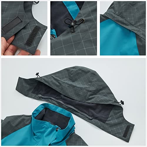 Diamond Candy Women's Lightweight Waterproof Rain Jacket with Hood
