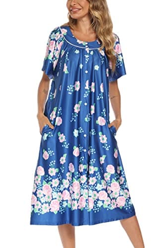 Yozly Short Sleeve House Dress for Women