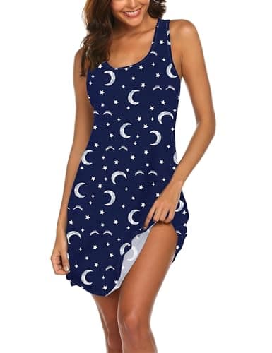 Avidlove Women's Sleeveless Chemise Nightgown