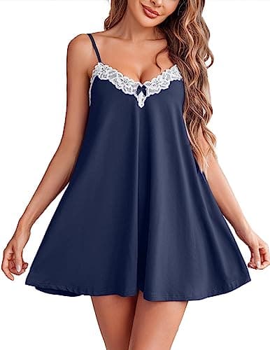 Elegant Lace Nightgown | Sexy Spaghetti Strap Cami Sleepwear