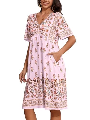 Floral Print Mumu Dress for Women S-3XL