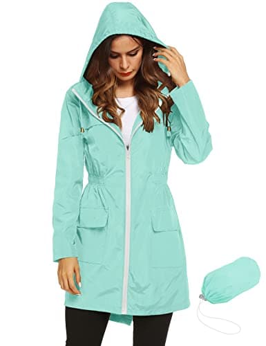 Women's Lightweight Waterproof Rain Jacket