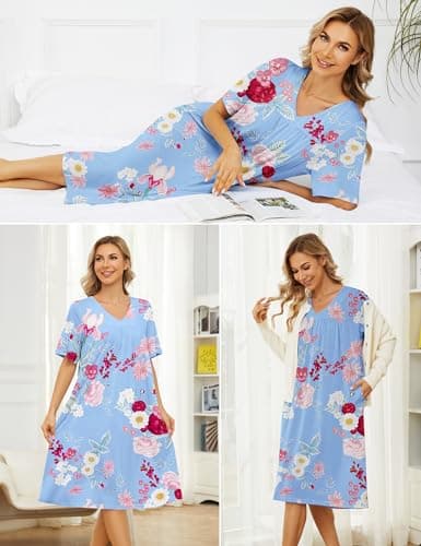 House Dresses with Pockets for Women - S-3XL