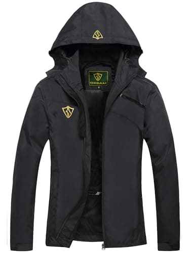 GIISAM Women's Lightweight Waterproof Rain Jacket with Hood