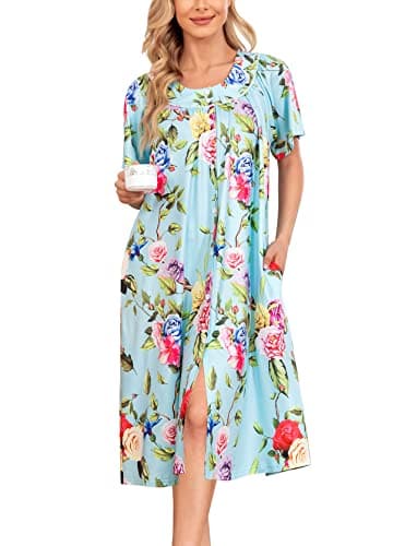 Yozly Short Sleeve House Dress for Women