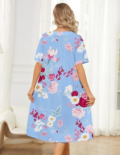 House Dresses with Pockets for Women - S-3XL
