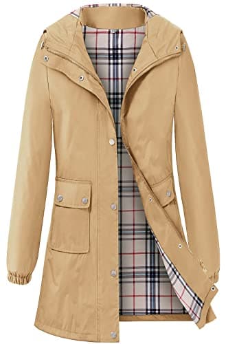 Women's Waterproof Rain Jacket with Hood