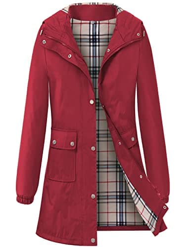 Women's Waterproof Rain Jacket with Hood