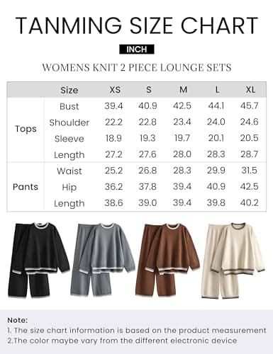 Women's Knit Sweater and Wide Leg Pants Set