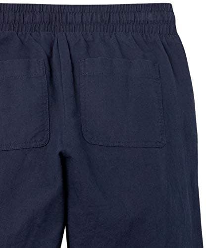 Amazon Essentials Plus Size Women's Linen Blend Wide Leg Drawstring Pant