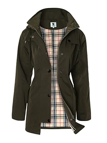 Women's Long Hooded Rain Jacket