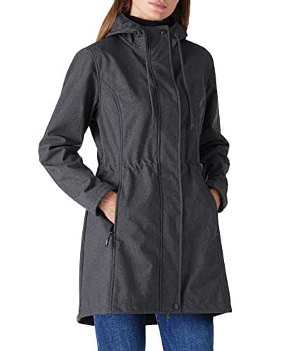 Outdoor Ventures Women's Lightweight Waterproof Fleece Lined Hooded Softshell Jacket