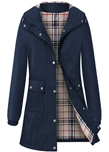 Women's Waterproof Rain Jacket with Hood