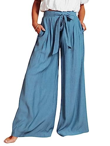 CHARTOU Women's Loose Fit Palazzo Pants