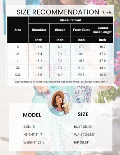 Ekouaer Long Nightgowns for Women Sleepwear