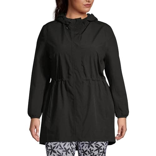 Lands' End Women's Squall Packable Waterproof Raincoat