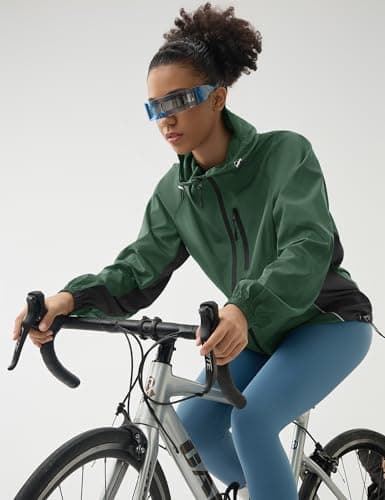 Lomen Lightweight Hooded Water Resistant Active Rain Jacket