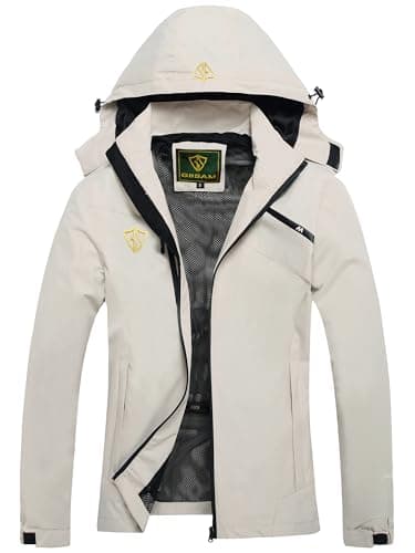 GIISAM Women's Lightweight Waterproof Rain Jacket with Hood