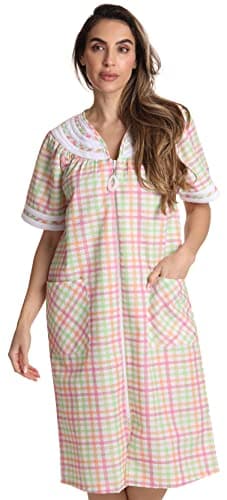 Dreamcrest Short Sleeve Duster Housecoat for Women