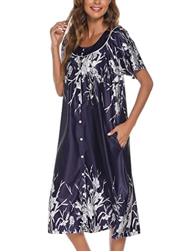 Yozly Short Sleeve House Dress for Women