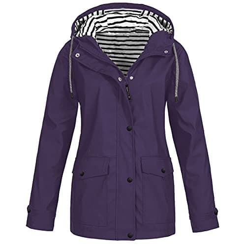 Women's Waterproof Rain Jacket with Hood