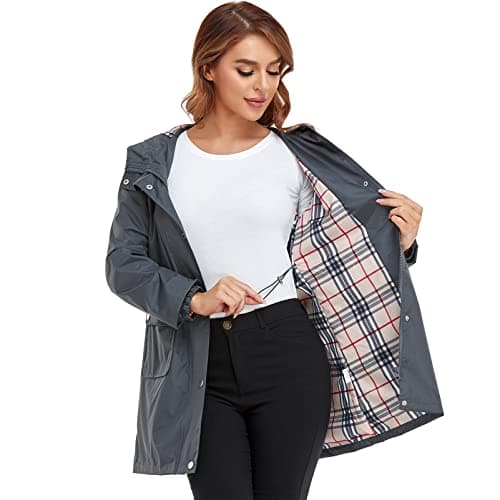 Women's Waterproof Rain Jacket with Hood