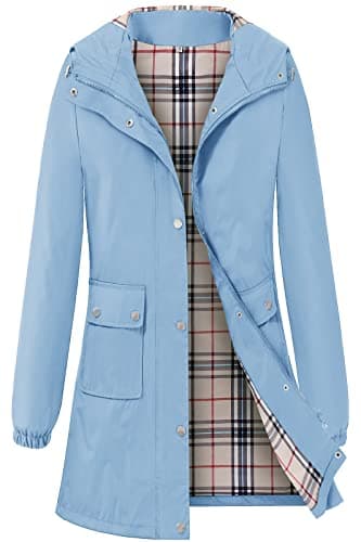 Women's Waterproof Rain Jacket with Hood