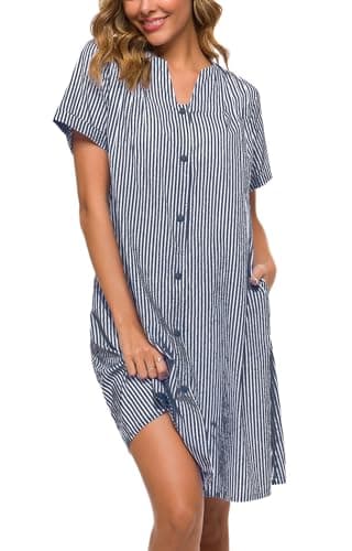 YOZLY Women's Cotton Duster Robe