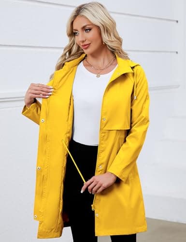 Waterproof Hooded Rain Jacket for Women | Bloggerlove