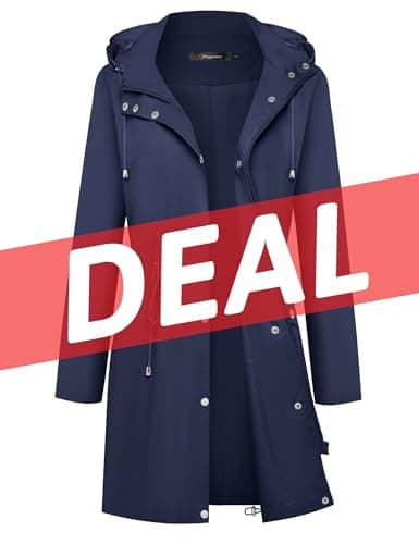Women's Lightweight Waterproof Rain Jacket with Hood