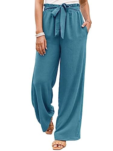 NIMIN High-Waisted Wide Leg Casual Pants for Women