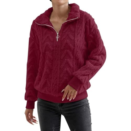 Women's Hooded Plush Lined Casual Coat