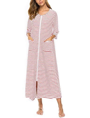 Bloggerlove Zipper Front Robes for Women