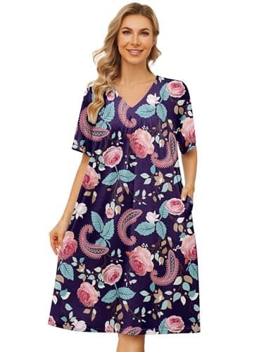 Women's Bloggerlove House Dresses with Pockets