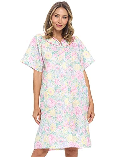 Casual Women's Snaps Front Closure House Dress