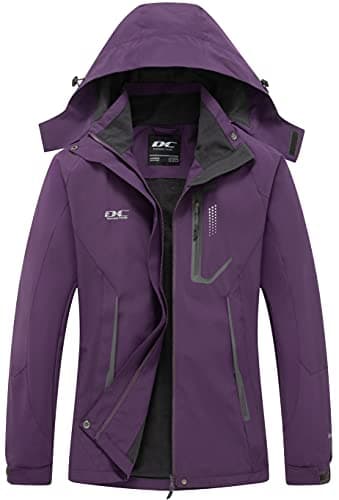 Diamond Candy Women's Lightweight Waterproof Rain Jacket with Hood