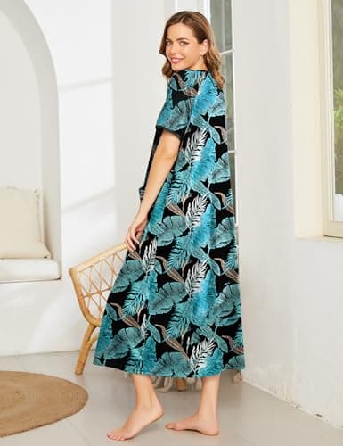 Ekouaer Women's Full Length Housecoat with Pockets