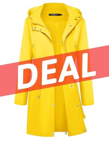 Women's Lightweight Waterproof Rain Jacket with Hood