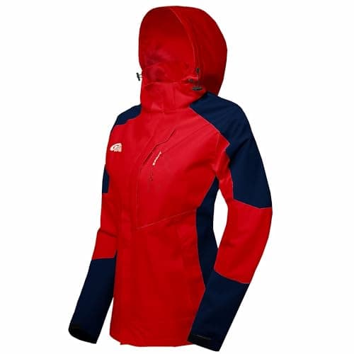 Ginsiom Women's Lightweight Waterproof Rain Jacket with Hood