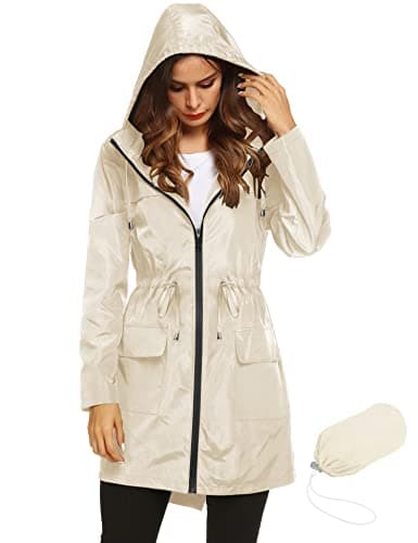 Women's Lightweight Waterproof Rain Jacket