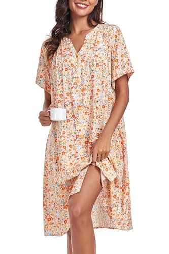 YOZLY Women's Cotton Duster Robe