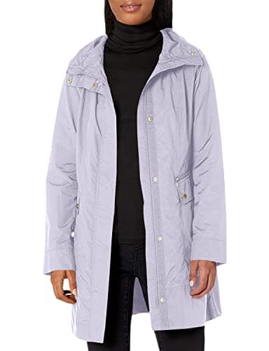 Cole Haan Women's Packable Hooded Rain Jacket