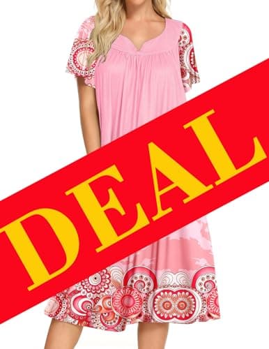 Stylish House Dresses for Women with Pockets - Sizes S-XXL
