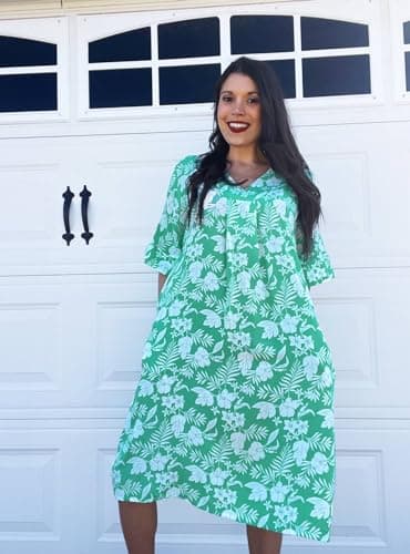 House Dress with Pockets S-3XL Plus Size Lounge Dress